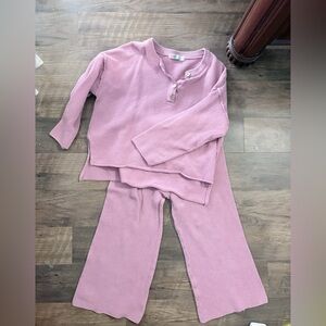 Free People Hailee Sweater Set Purple Pink Color Size Medium